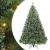 Brad de Crăciun artificial cu 300 LED Verde 180 cm PE și PVC GartenMobel Dekor