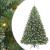 Brad de Crăciun artificial cu 300 LED Verde 180 cm PE și PVC GartenMobel Dekor