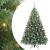Brad de Crăciun artificial cu 300 LED Verde 210 cm PE și PVC GartenMobel Dekor