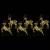 Renii LED cu 180 LED 6 pcs Auriu 64 x 42 x 15 cm PET GartenMobel Dekor