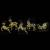 Renii LED cu 40 LED 5 pcs Auriu PET GartenMobel Dekor