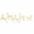 Renii LED cu 40 LED 5 pcs Auriu PET GartenMobel Dekor