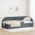 Cadru de pat colțar cu headboard Gri închis 80 x 200 cm Catifea GartenMobel Dekor