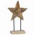 Steaua de Crăciun Maro 30 x 5 x 45 cm Lemn solid de tec GartenMobel Dekor