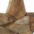 Steaua de Crăciun Maro 30 x 5 x 45 cm Lemn solid de tec GartenMobel Dekor