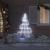 Brad de Crăciun LED cu 112 LED Alb rece 511 cm Metal GartenMobel Dekor