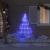 Brad de Crăciun LED cu 112 LED albastru 511 cm Metal GartenMobel Dekor
