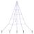 Brad de Crăciun LED cu 112 LED albastru 511 cm Metal GartenMobel Dekor