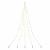 Brad de Crăciun LED cu 168 LED Alb cald 511 cm Metal GartenMobel Dekor