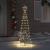 Brad de Crăciun LED cu 390 LED Alb cald 250 cm Fier GartenMobel Dekor