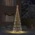 Brad de Crăciun LED cu 800 LED cu suport Alb cald 400 cm Fier GartenMobel Dekor