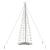 Brad de Crăciun LED cu 800 LED Multicolour 400 cm Fier GartenMobel Dekor