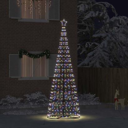 Brad de Crăciun LED cu 800 LED Multicolour 400 cm Fier GartenMobel Dekor