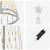Brad de Crăciun LED Alb cald 138.5 x 138.5 x 399 cm Metal GartenMobel Dekor