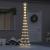 Brad de Crăciun LED Alb cald 138.5 x 138.5 x 399 cm Metal GartenMobel Dekor