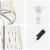 Brad de Crăciun LED Alb cald 138.5 x 138.5 x 399 cm Metal GartenMobel Dekor