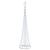 Brad de Crăciun LED Alb rece 138.5 x 138.5 x 399 cm Metal GartenMobel Dekor