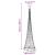 Brad de Crăciun LED Alb rece 138.5 x 138.5 x 399 cm Metal GartenMobel Dekor