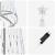 Brad de Crăciun LED Alb rece 138.5 x 138.5 x 399 cm Metal GartenMobel Dekor