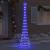 Brad de Crăciun LED albastru 138.5 x 138.5 x 399 cm Metal GartenMobel Dekor