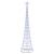 Brad de Crăciun LED albastru 138.5 x 138.5 x 399 cm Metal GartenMobel Dekor