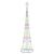 Brad de Crăciun LED Multicolour 138.5 x 138.5 x 399 cm Metal GartenMobel Dekor