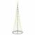 Brad de Crăciun LED Alb cald 138.5 x 138.5 x 399 cm Metal GartenMobel Dekor