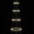 Brad de Crăciun LED Alb cald 138.5 x 138.5 x 399 cm Metal GartenMobel Dekor