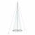 Brad de Crăciun LED Alb rece 138.5 x 138.5 x 399 cm Metal GartenMobel Dekor