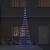 Brad de Crăciun LED albastru 138.5 x 138.5 x 399 cm Metal GartenMobel Dekor