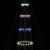 Brad de Crăciun LED Multicolour 138.5 x 138.5 x 399 cm Metal GartenMobel Dekor