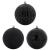 Set de Globuri de Crăciun 9 pcs Negru GartenMobel Dekor