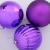 Set de Globuri de Crăciun 15 pcs Violet GartenMobel Dekor