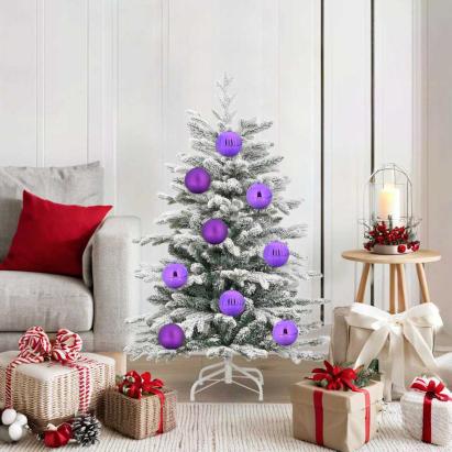 Set de Globuri de Crăciun 15 pcs Violet GartenMobel Dekor