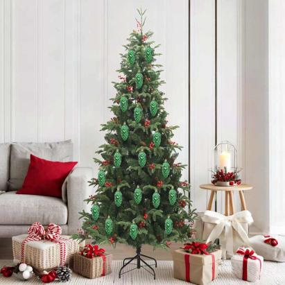 Decorațiuni pentru Pomul de Crăciun 40 pcs Verde GartenMobel Dekor