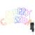 Semn de Crăciun cu 240 LED Multicolour 100 x 50 cm PVC GartenMobel Dekor