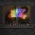 Semn de Crăciun cu 240 LED Multicolour 100 x 50 cm PVC GartenMobel Dekor