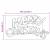 Semn de Crăciun cu 240 LED Multicolour 100 x 50 cm PVC GartenMobel Dekor