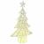 Brad de Crăciun cu 160 LED Alb cald 150 cm PET GartenMobel Dekor