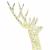 Familia Renilor 3 pcs Alb cald 128 cm PET GartenMobel Dekor