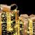Cutie cadou cu 60 LED 3 pcs Alb cald 20 x 20 x 20 cm PET GartenMobel Dekor