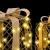 Cutie cadou cu 60 LED 3 pcs Alb cald 20 x 20 x 20 cm Ratan GartenMobel Dekor