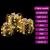 Cutie cadou cu 60 LED 3 pcs Alb cald 20 x 20 x 20 cm Ratan GartenMobel Dekor