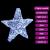 Stea 3D cu 50 LED Alb rece 55 x 53.5 x 10 cm Acril GartenMobel Dekor