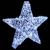 Stea 3D cu 50 LED Alb rece 55 x 53.5 x 10 cm Acril GartenMobel Dekor