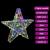 Stea 3D cu 50 LED Multicolour 55 x 53.5 x 10 cm Acril GartenMobel Dekor