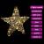 Stea 3D cu 50 LED Alb cald 55 x 52.5 x 9 cm PET GartenMobel Dekor