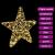 Stea 3D cu 50 LED Alb cald 55 x 52.5 x 9 cm Ratan GartenMobel Dekor