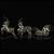 Renii LED cu 60 LED 3 pcs Alb cald PET GartenMobel Dekor