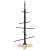 Pom de Crăciun din metal Negru 60 cm Oțel vopsit în pulbere GartenMobel Dekor